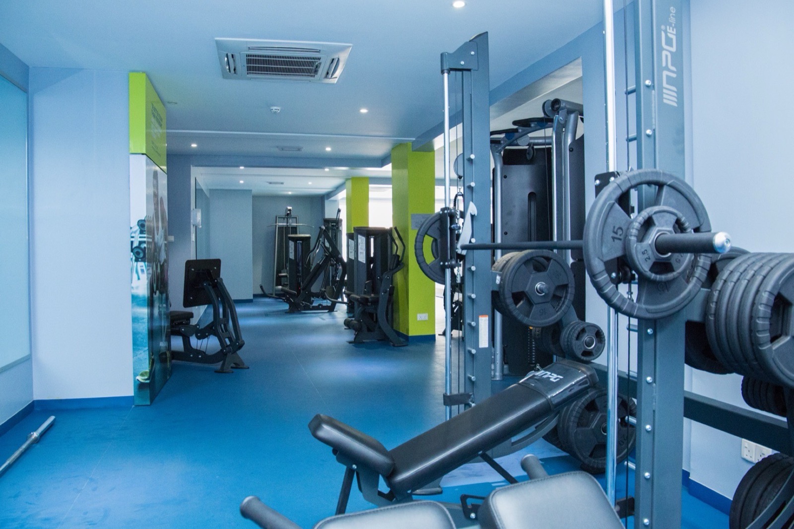Inside the fully equipped Skyz Gym at Naguru Hill, Kampala