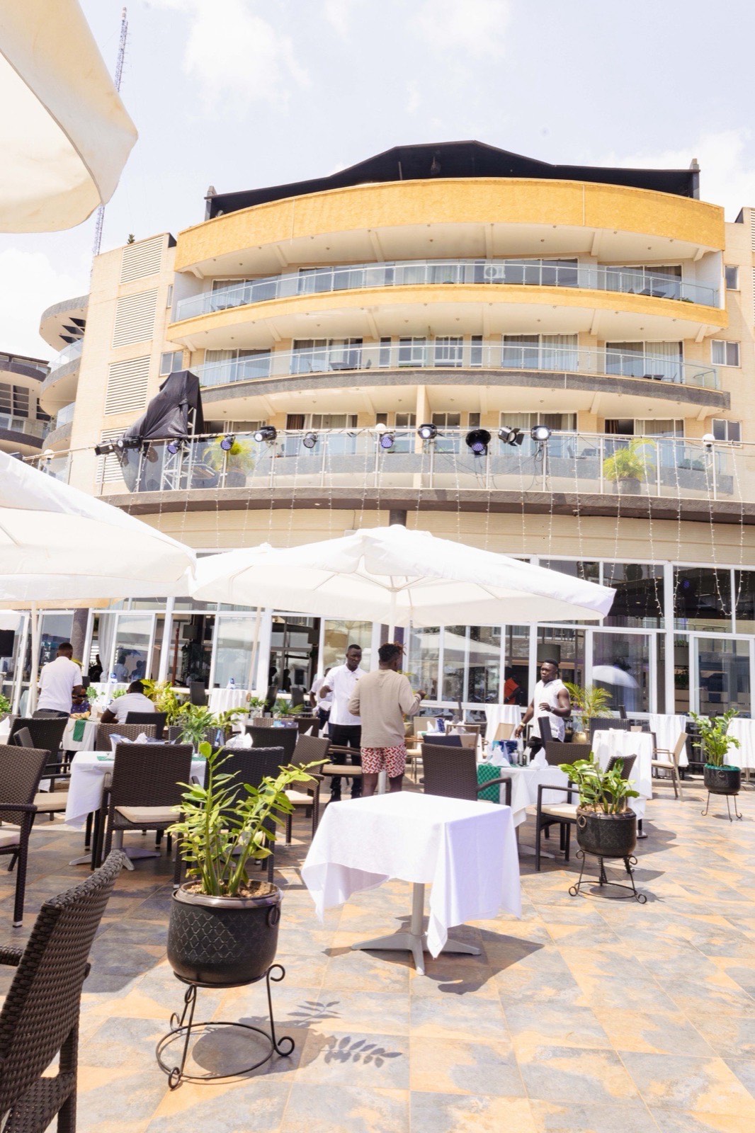 Skyz Deck rooftop terrace by day