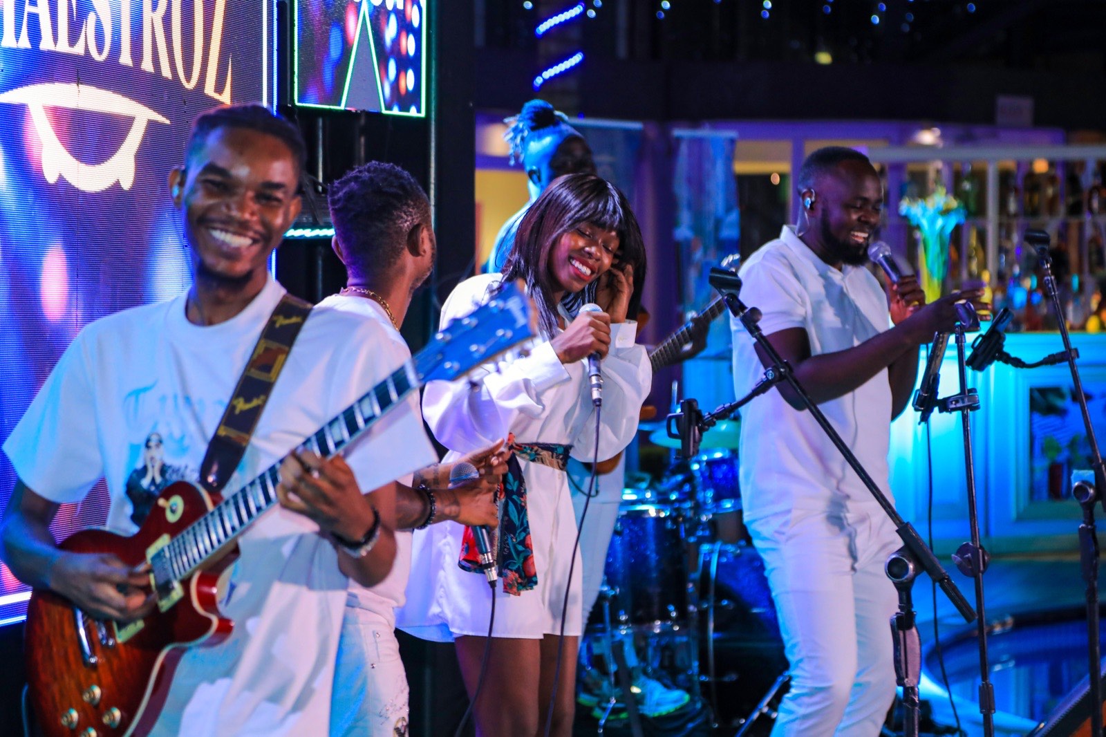 Aziz Azion performing live at The Skyz Exclusive