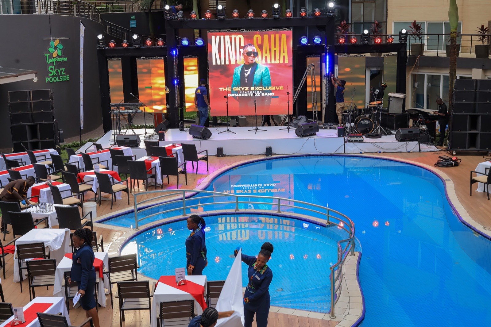 King Saha billed for The Skyz Exclusive at Tropicanna Poolside