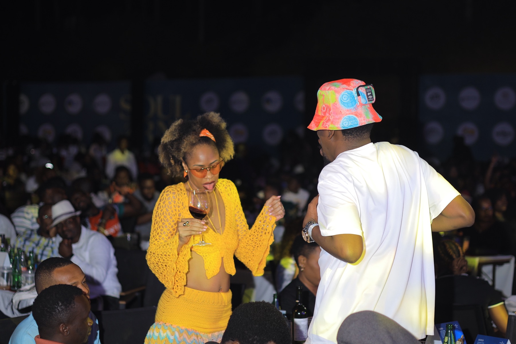 A guest dancing at the Soul RNB Experience